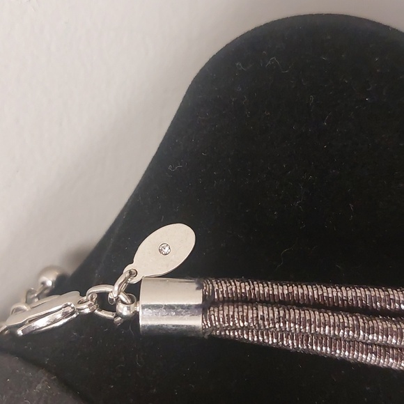 Chico's Multicolor Chunky Beaded Statement Bib DrapeNecklace - Picture 7 of 17